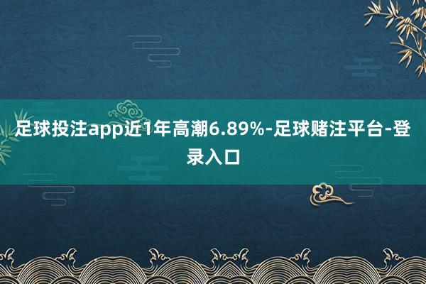 足球投注app近1年高潮6.89%-足球赌注平台-登录入口