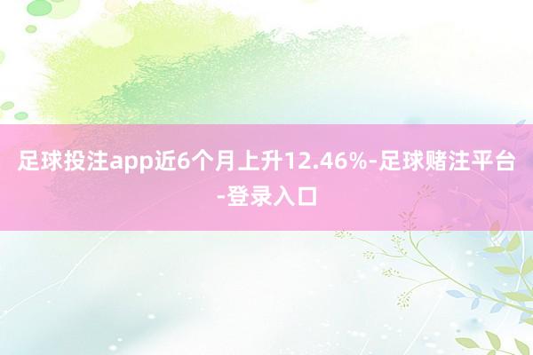 足球投注app近6个月上升12.46%-足球赌注平台-登录入口